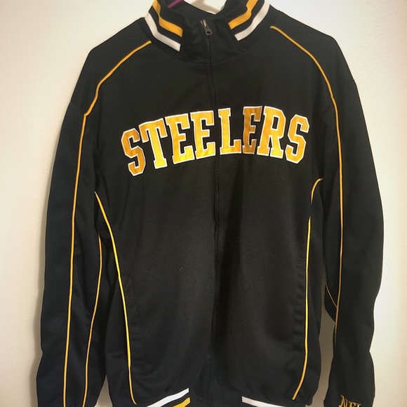 Steelers Varsity jacket hat and scarf - Picture 2 of 6